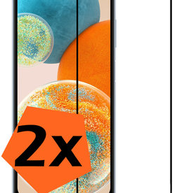 Nomfy Nomfy Samsung Galaxy A23 Screenprotector Glas Full Cover - 2 PACK