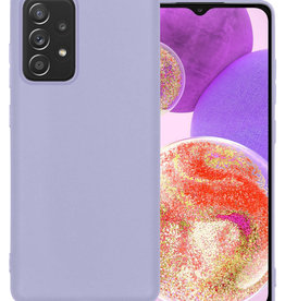 BASEY. BASEY. Samsung Galaxy A23 Hoesje Siliconen - Lila