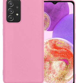 BASEY. BASEY. Samsung Galaxy A23 Hoesje Siliconen - Lichtroze