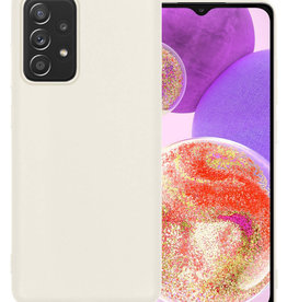 BASEY. BASEY. Samsung Galaxy A23 Hoesje Siliconen - Wit