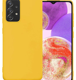 BASEY. BASEY. Samsung Galaxy A23 Hoesje Siliconen - Geel