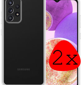 BASEY. BASEY. Samsung Galaxy A23 Hoesje Siliconen - Transparant - 2 PACK