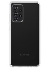 NoXx Hoes Geschikt voor Samsung A23 Hoesje Cover Siliconen Back Case Hoes - Transparant