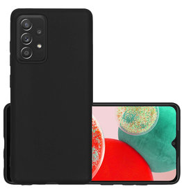NoXx NoXx Samsung Galaxy A23 Hoesje Siliconen - Zwart