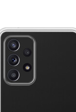 NoXx Hoes Geschikt voor Samsung A23 Hoesje Cover Siliconen Back Case Hoes - Transparant - 2x