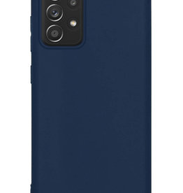 Nomfy Samsung Galaxy A23 Hoesje Siliconen - Donkerblauw