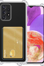 BASEY. Hoes Geschikt voor Samsung A23 Hoesje Shock Proof Case Hoes - Hoesje Geschikt voor Samsung Galaxy A23 Hoes Cover Shockproof - Transparant