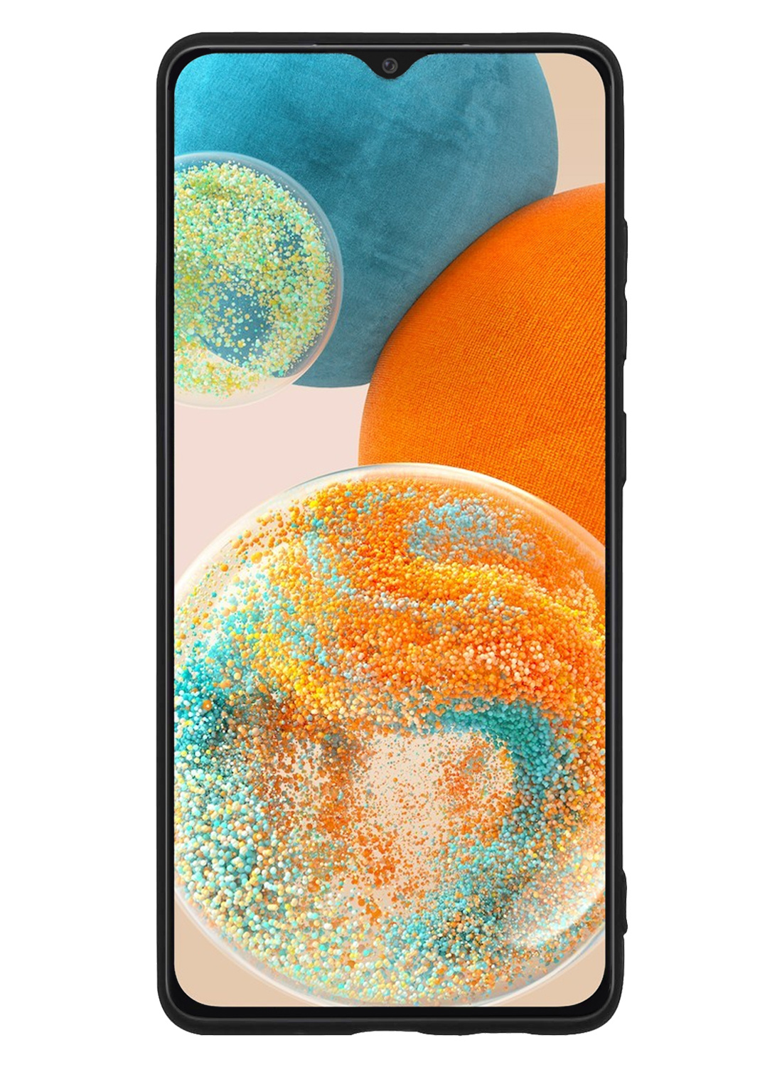 Nomfy Hoesje Geschikt voor Samsung A23 Hoesje Siliconen Cover Case - Hoes Geschikt voor Samsung Galaxy A23 Hoes Back Case - Zwart