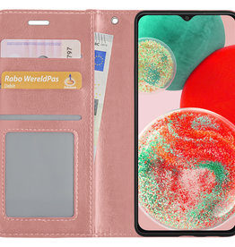 NoXx NoXx Samsung Galaxy A23 Hoesje Bookcase - Rose Goud