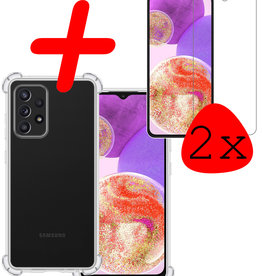 BASEY. BASEY. Samsung Galaxy A23 Hoesje Shockproof Met 2x Screenprotector