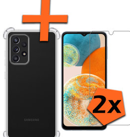 Nomfy Nomfy Samsung Galaxy A23 Hoesje Shockproof Met 2x Screenprotector