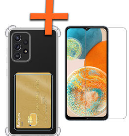 Nomfy Nomfy Samsung Galaxy A23 Hoesje Pashouder Met Screenprotector