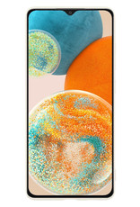 Nomfy Hoesje Geschikt voor Samsung A23 Hoesje Siliconen Cover Case Met Screenprotector - Hoes Geschikt voor Samsung Galaxy A23 Hoes Back Case - Wit