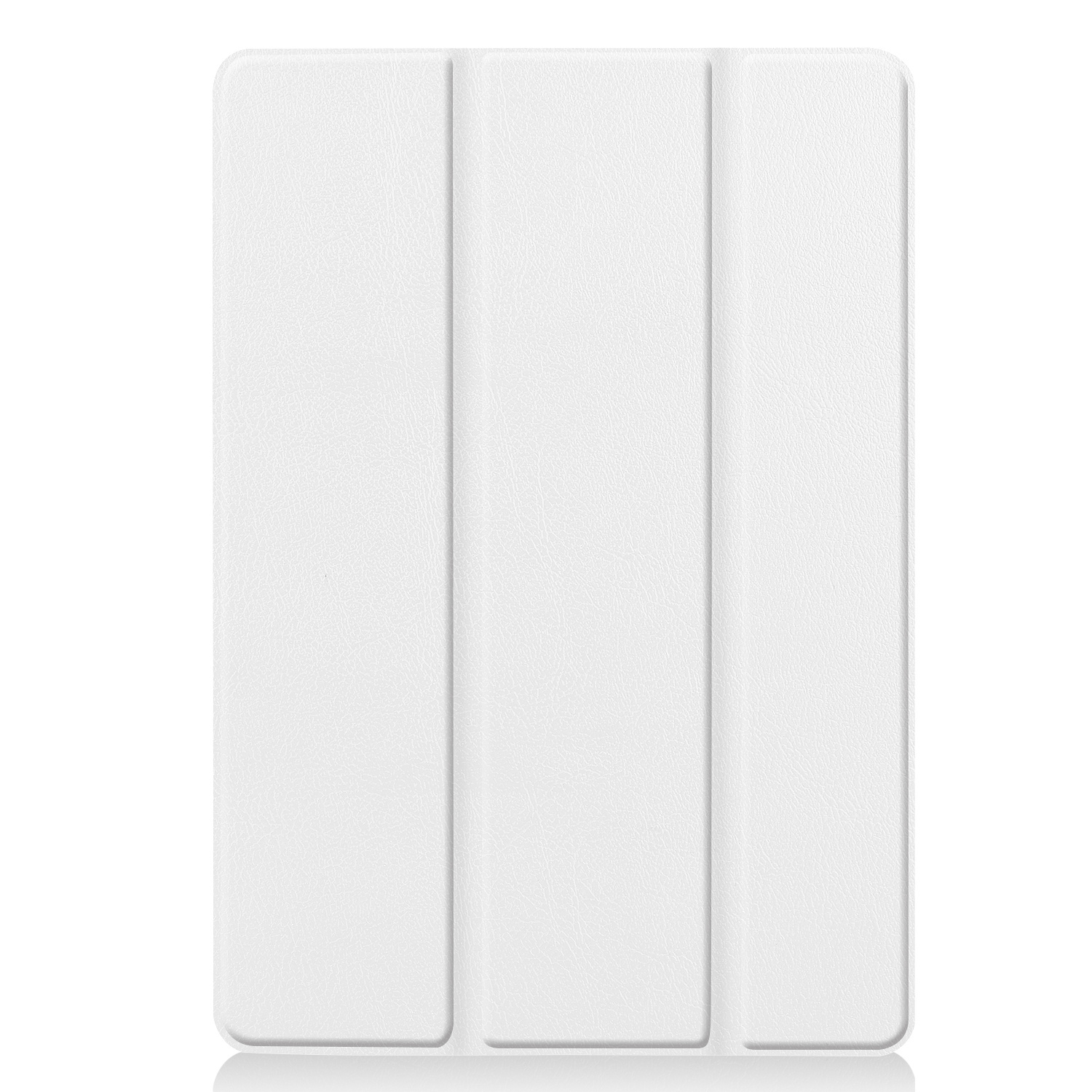 Nomfy Hoes Geschikt voor iPad 10.2 2020 Hoes Tri-fold Tablet Hoesje Case - Hoesje Geschikt voor iPad 8 Hoesje Hardcover Bookcase - Wit