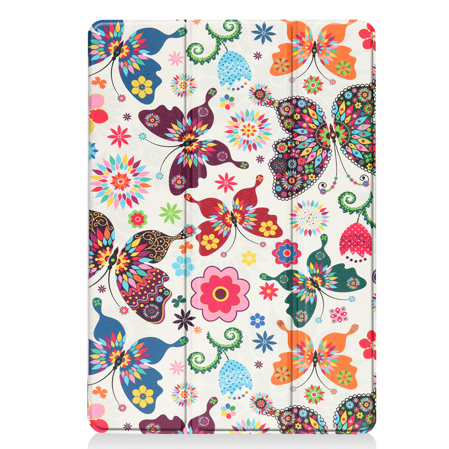 Nomfy iPad 10.2 2020 Hoesje Book Case Hoes - iPad 10.2 2020 Hoes Hardcover Case Hoesje - Vlinder