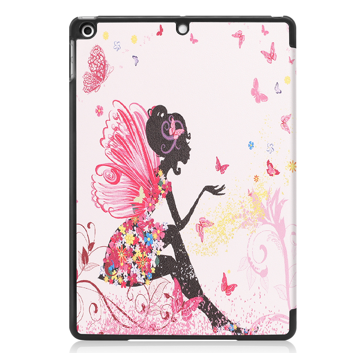 Nomfy iPad 10.2 2020 Hoesje Book Case Hoes - iPad 10.2 2020 Hoes Hardcover Case Hoesje - Elfje