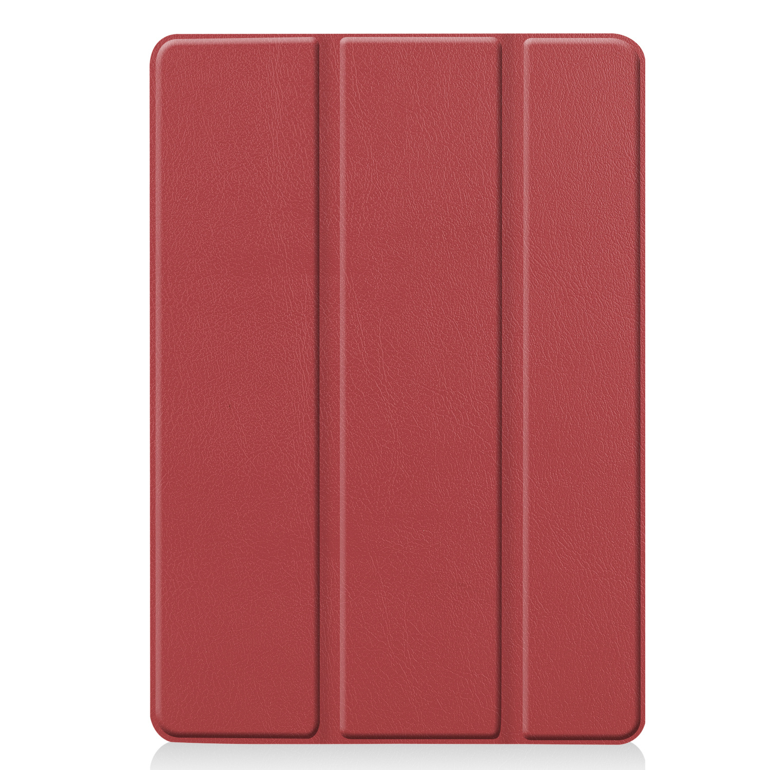 Nomfy iPad 10.2 2020 Hoesje Book Case Hoes - iPad 10.2 2020 Hoes Hardcover Case Hoesje - Donker Rood