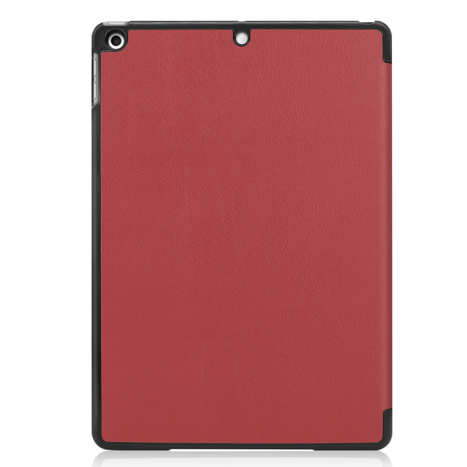 Nomfy iPad 10.2 2020 Hoesje Book Case Hoes - iPad 10.2 2020 Hoes Hardcover Case Hoesje - Donker Rood