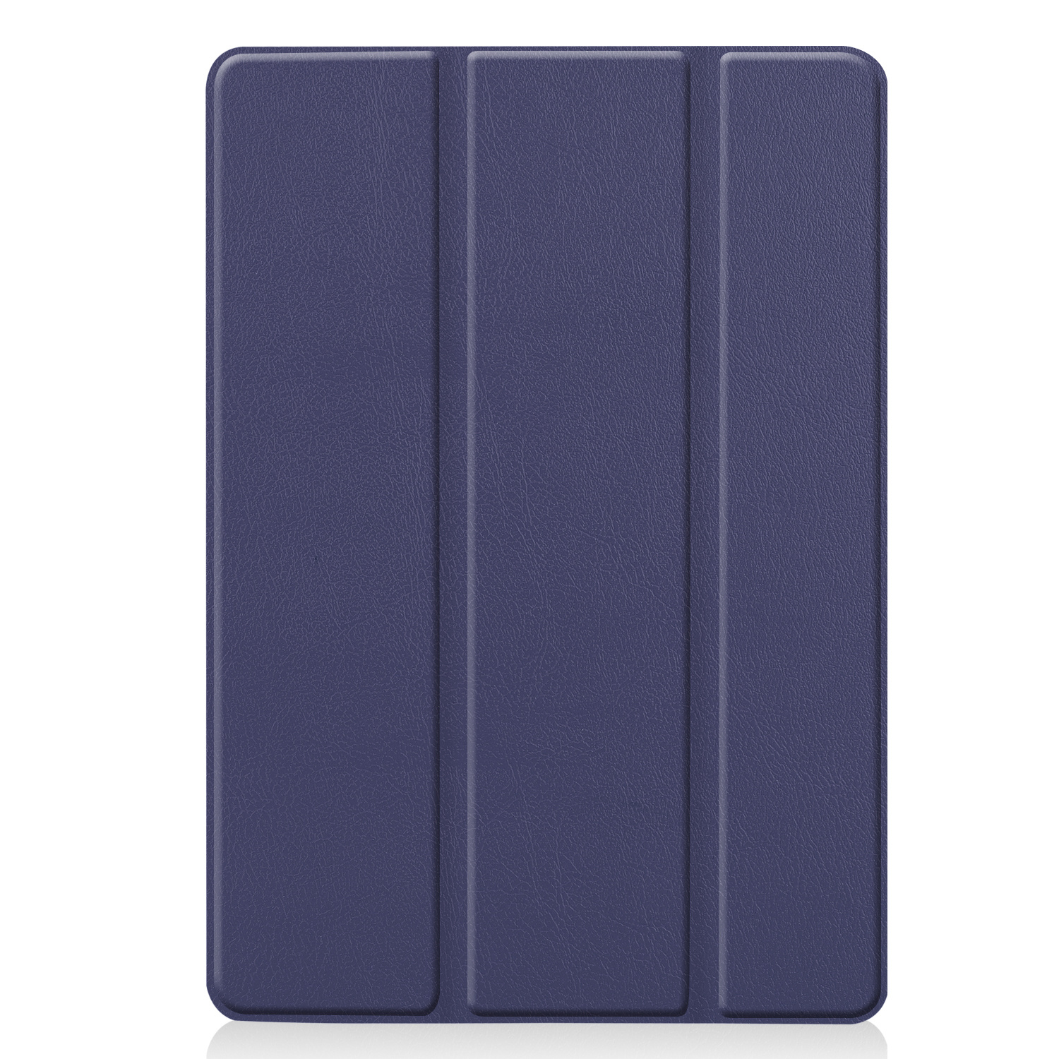 Nomfy Hoes Geschikt voor iPad 10.2 2020 Hoes Tri-fold Tablet Hoesje Case - Hoesje Geschikt voor iPad 8 Hoesje Hardcover Bookcase - Donkerblauw