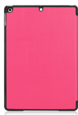 NoXx Hoesje Geschikt voor iPad 10.2 2020 Hoesje Case Hard Cover Hoes Book Case - Roze