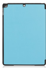 NoXx Hoesje Geschikt voor iPad 10.2 2020 Hoesje Case Hard Cover Hoes Book Case - Lichtblauw