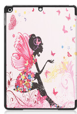 NoXx Hoesje Geschikt voor iPad 10.2 2020 Hoesje Case Hard Cover Hoes Book Case - Elfje