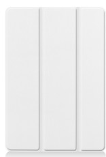 BASEY. Hoesje Geschikt voor iPad 10.2 2020 Hoes Case Tablet Hoesje Tri-fold - Hoes Geschikt voor iPad 8 Hoesje Hard Cover Bookcase Hoes - Wit