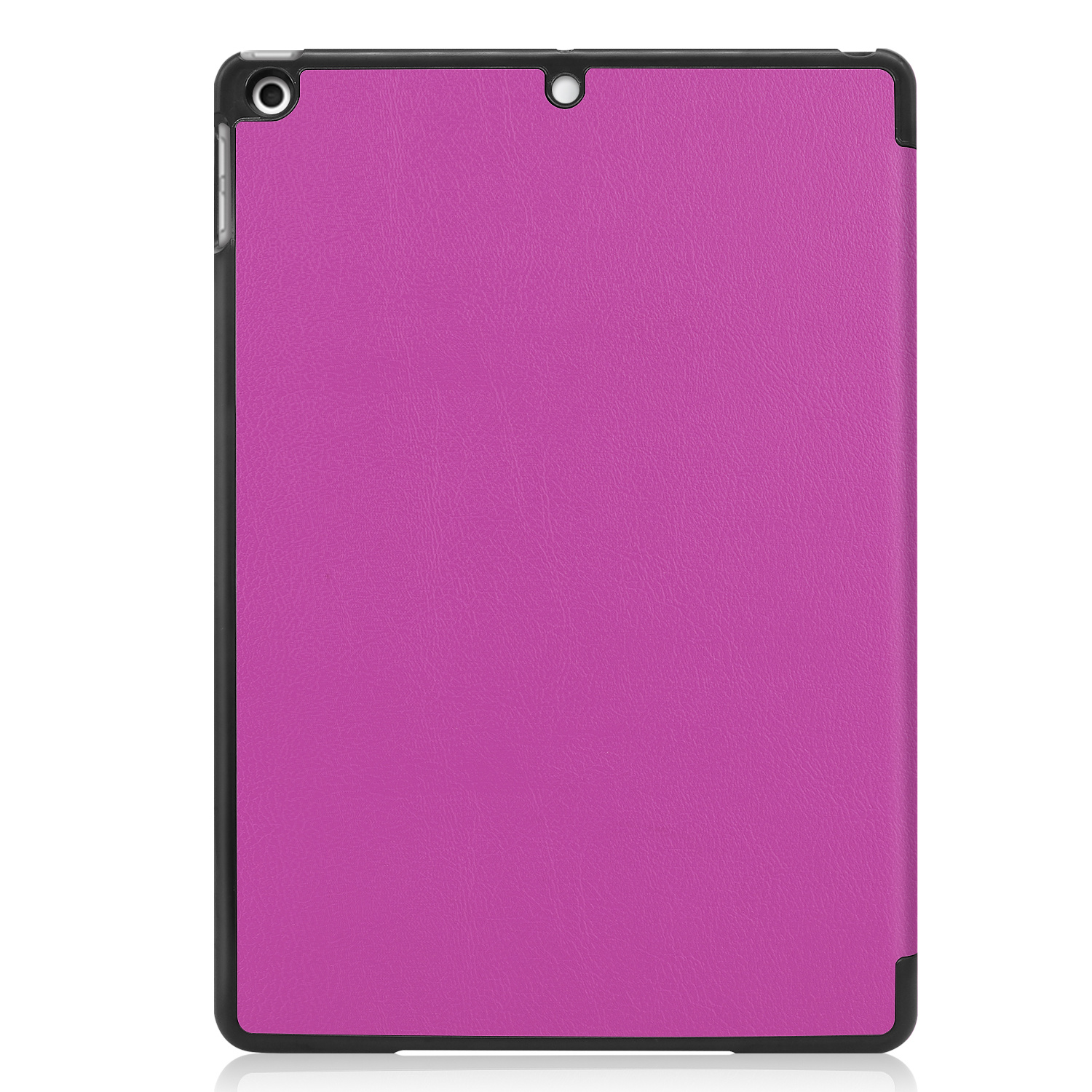 BASEY. Hoesje Geschikt voor iPad 10.2 2020 Hoes Case Tablet Hoesje Tri-fold - Hoes Geschikt voor iPad 8 Hoesje Hard Cover Bookcase Hoes - Paars