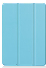 BASEY. Hoesje Geschikt voor iPad 10.2 2020 Hoes Case Tablet Hoesje Tri-fold - Hoes Geschikt voor iPad 8 Hoesje Hard Cover Bookcase Hoes - Lichtblauw
