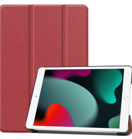 BASEY. BASEY. iPad 10.2 2021 hoesje - Donkerrood