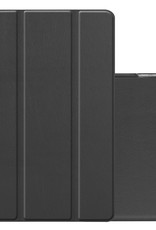 NoXx Hoesje Geschikt voor iPad 10.2 2021 Hoesje Case Hard Cover Hoes Book Case - Zwart