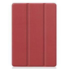 Nomfy Nomfy iPad 10.2 2021 hoesje - Donkerrood