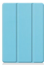 Nomfy Hoes Geschikt voor iPad 10.2 2021 Hoes Tri-fold Tablet Hoesje Case - Hoesje Geschikt voor iPad 9 Hoesje Hardcover Bookcase - Lichtblauw