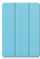 BASEY. Hoesje Geschikt voor iPad 10.2 2019 Hoes Case Tablet Hoesje Tri-fold - Hoes Geschikt voor iPad 7 Hoesje Hard Cover Bookcase Hoes - Lichtblauw