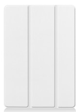 BASEY. Hoesje Geschikt voor iPad 10.2 2019 Hoes Case Tablet Hoesje Tri-fold - Hoes Geschikt voor iPad 7 Hoesje Hard Cover Bookcase Hoes - Wit