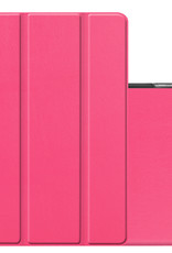 NoXx Hoesje Geschikt voor iPad 10.2 2019 Hoesje Case Hard Cover Hoes Book Case - Roze
