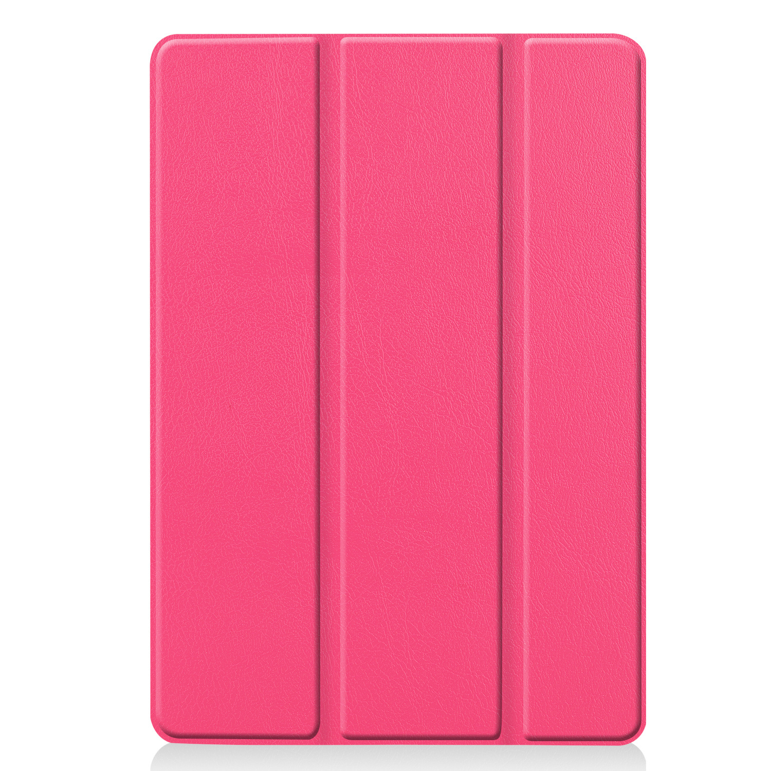 Nomfy Hoes Geschikt voor iPad 10.2 2019 Hoes Tri-fold Tablet Hoesje Case - Hoesje Geschikt voor iPad 7 Hoesje Hardcover Bookcase - Roze