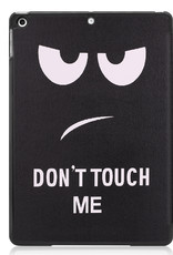 Nomfy iPad 10.2 2019 Hoesje Book Case Hoes - iPad 10.2 2019 Hoes Hardcover Case Hoesje - Don't Touch Me