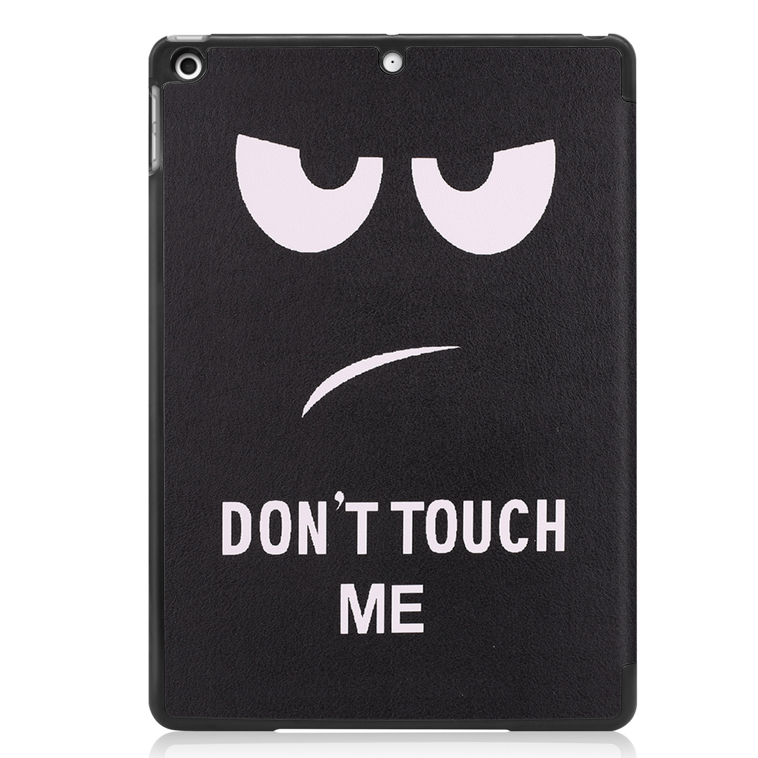 Nomfy iPad 10.2 2019 Hoesje Book Case Hoes - iPad 10.2 2019 Hoes Hardcover Case Hoesje - Don't Touch Me