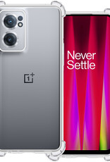 BASEY. Hoes Geschikt voor OnePlus Nord CE 2 Hoesje Shock Proof Case Hoes Siliconen - Hoesje Geschikt voor OnePlus Nord CE 2 Hoes Cover Shockproof - Transparant