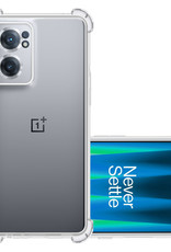 NoXx Hoes Geschikt voor OnePlus Nord CE 2 Hoesje Siliconen Cover Shock Proof Back Case Shockproof Hoes - Transparant