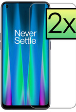 NoXx OnePlus Nord CE 2 Screenprotector Tempered Glass Gehard Glas Beschermglas - 2x