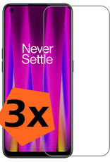 Nomfy Screenprotector Geschikt voor OnePlus Nord CE 2 Screenprotector Bescherm Glas Tempered Glass - Screenprotector Geschikt voor OnePlus Nord CE 2 Screen Protector - 3 PACK