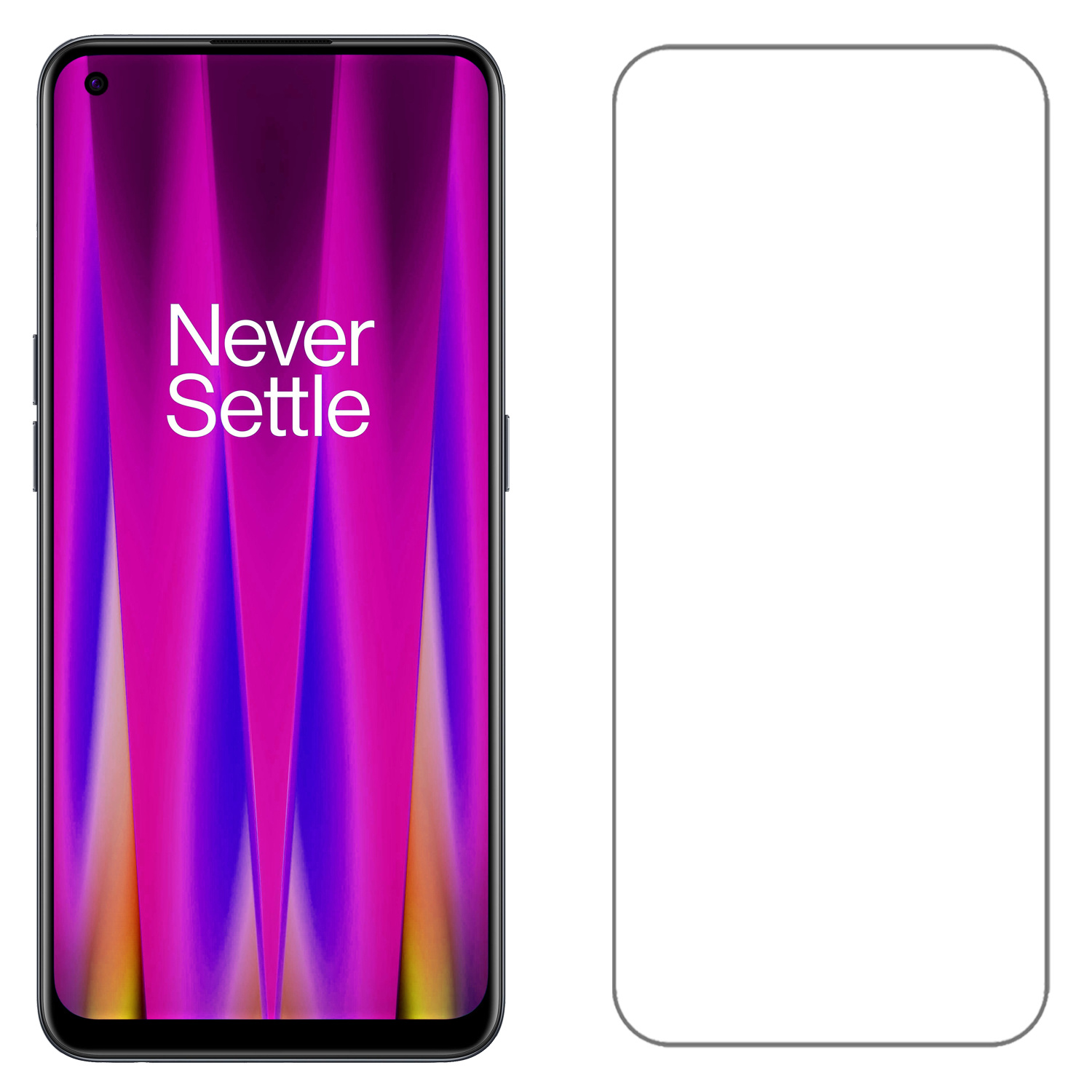 Nomfy Screenprotector Geschikt voor OnePlus Nord CE 2 Screenprotector Bescherm Glas Tempered Glass - Screenprotector Geschikt voor OnePlus Nord CE 2 Screen Protector - 3 PACK