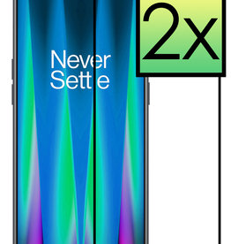 NoXx NoXx OnePlus Nord CE 2 Screenprotector Glas Full Cover - 2 PACK