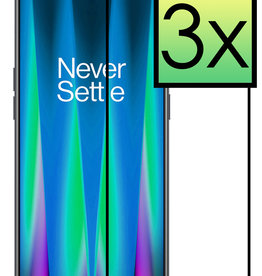 NoXx NoXx OnePlus Nord CE 2 Screenprotector Glas Full Cover - 3 PACK