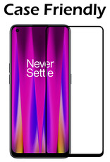 Nomfy OnePlus Nord CE 2 Screenprotector Bescherm Glas Tempered Glass Full Cover - OnePlus Nord CE 2 Screen Protector