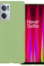 BASEY. Hoes Geschikt voor OnePlus Nord CE 2 Hoesje Siliconen Back Cover Case - Hoesje Geschikt voor OnePlus Nord CE 2 Hoes Cover Hoesje - Groen