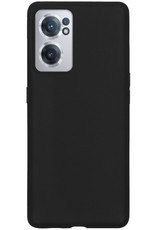 BASEY. Hoes Geschikt voor OnePlus Nord CE 2 Hoesje Siliconen Back Cover Case - Hoesje Geschikt voor OnePlus Nord CE 2 Hoes Cover Hoesje - Zwart