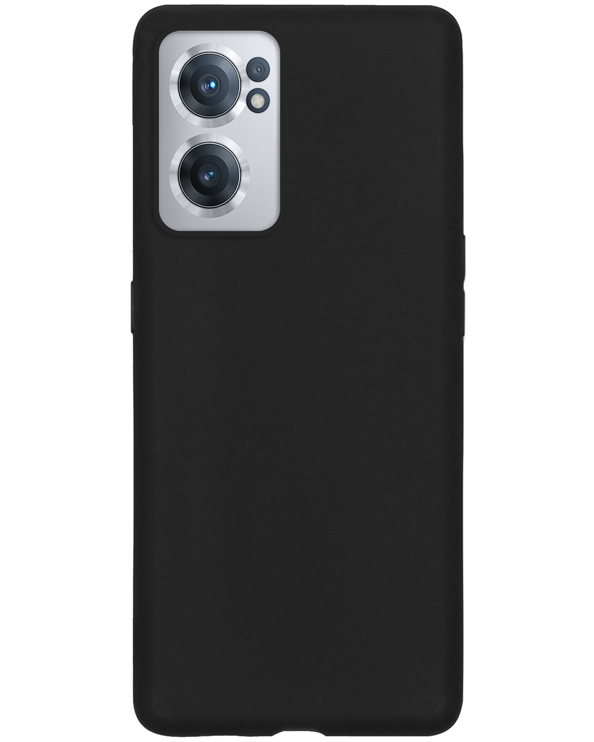 BASEY. Hoes Geschikt voor OnePlus Nord CE 2 Hoesje Siliconen Back Cover Case - Hoesje Geschikt voor OnePlus Nord CE 2 Hoes Cover Hoesje - Zwart - 2 Stuks